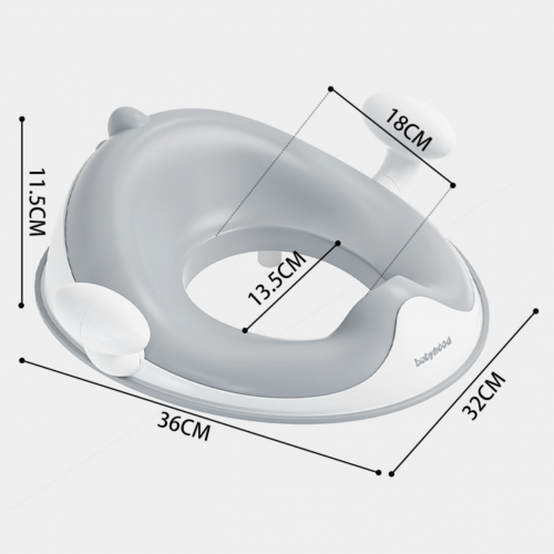 Детская накладка на унитаз Babyhood Динозаврик Серый BH-127G