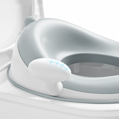 Детская накладка на унитаз Babyhood Динозаврик Серый BH-127G