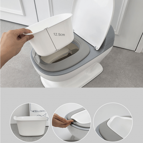 Горшок унитаз для детей Babyhood Серый BH-129G