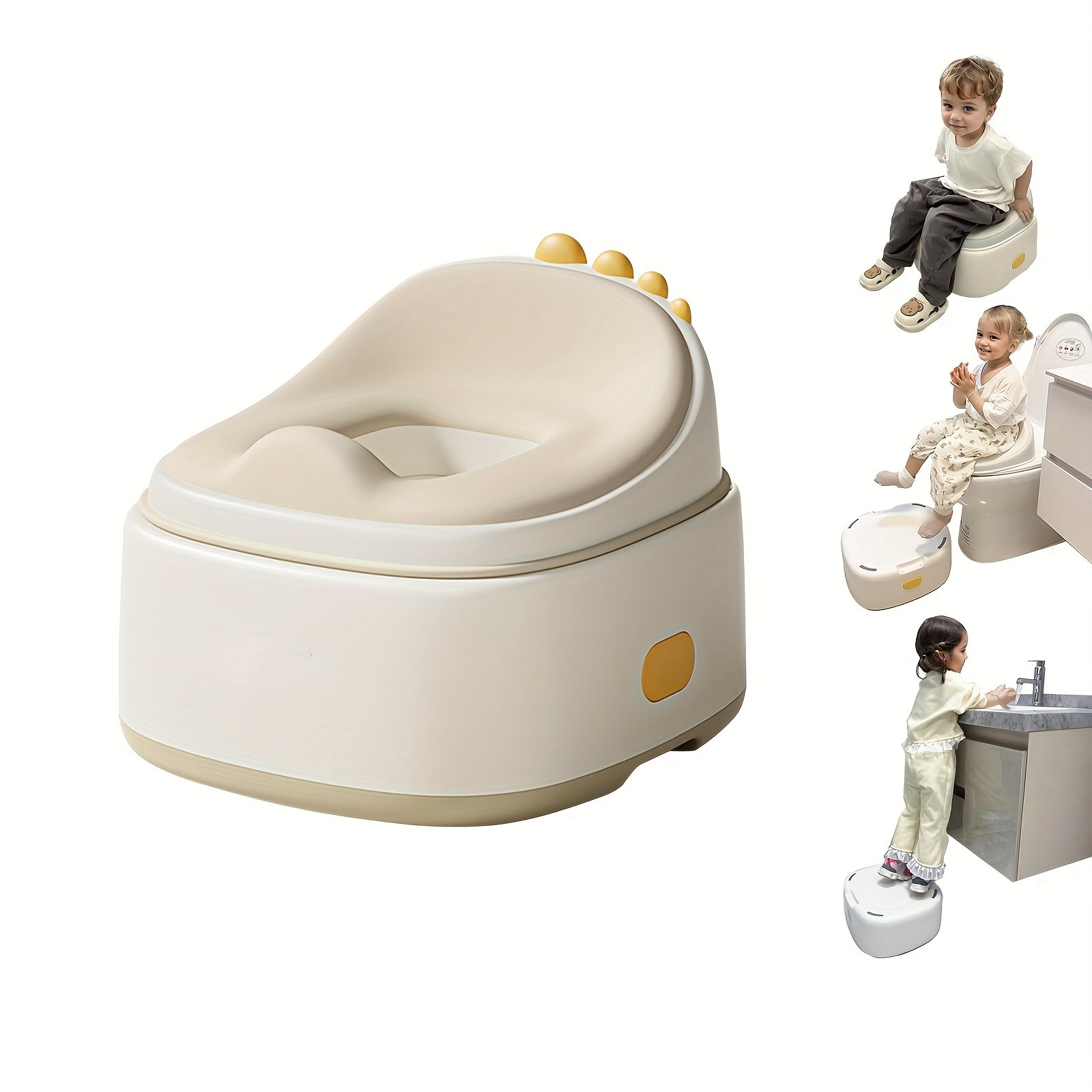 Детский горшок 3в1 Babyhood Дракон Бежевый BH-132