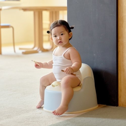 Горшок детский с антискользящим покрытием Babyhood Буба Голубой BH-138B