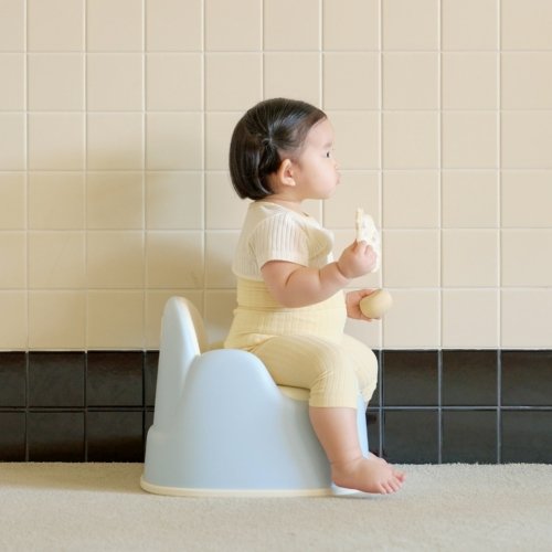 Горшок детский с антискользящим покрытием Babyhood Буба Голубой BH-138B