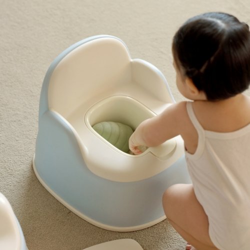 Горшок детский с антискользящим покрытием Babyhood Буба Голубой BH-138B