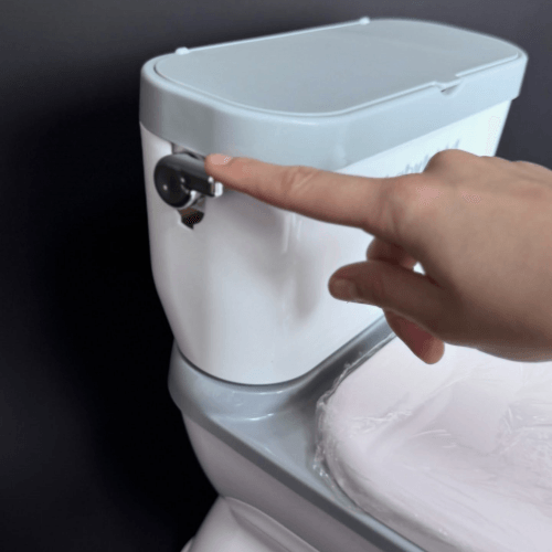 Горшок в виде туалета Babyhood Серый BH-149G