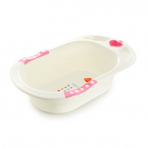 Ванночка детская с горкой и сливом Babyhood Кодейт Розовый BH-303P