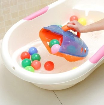 Органайзер для игрушек в ванную Babyhood Оранжевый/Голубой BH-706B