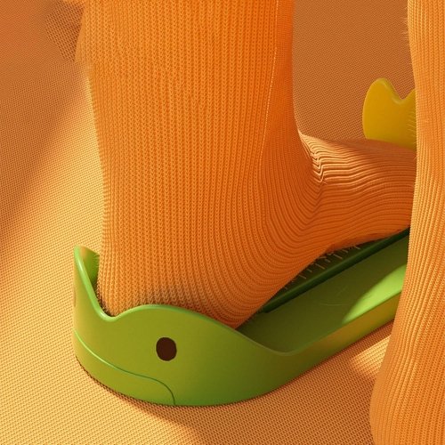 Измеритель детской стопы Babyhood Frog Зеленый BH-764