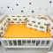 Бортики в кроватку Oh My Kids Строительная техника Ранфорс Желтый БПЛ-133-Х