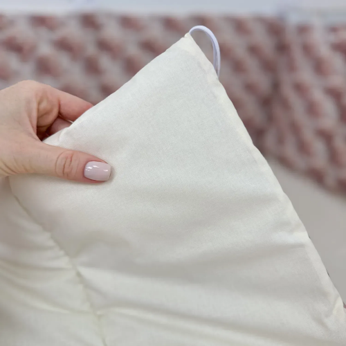 Бортики в кроватку Oh My Kids Медвежонок Ранфорс Пудровый БЗ-098-Х