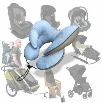 Подушка в коляску и автокресло Ontario Baby Baby Travel Premium Pillow Бежевый ART-0000651