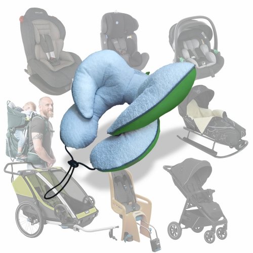 Подушка в коляску и автокресло Ontario Baby Baby Travel Premium Pillow Зеленый ART-0000653