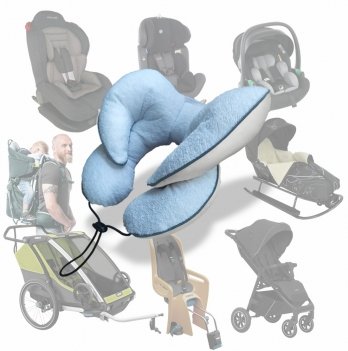 Подушка в коляску и автокресло Ontario Baby Baby Travel Premium Pillow Белый ART-0000658