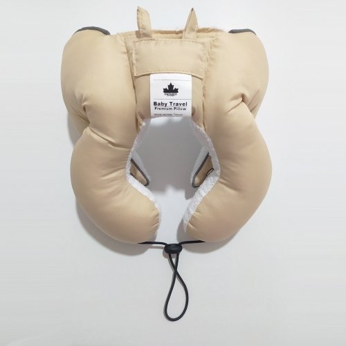 Подушка в коляску и автокресло Ontario Baby Baby Travel Premium Pillow Бежевый ART-0000651