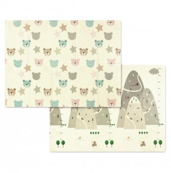 Развивающий коврик для детей двусторонний BabyOno 150x200 см 1576