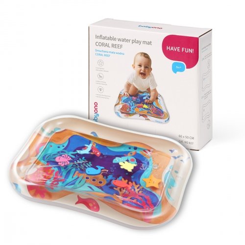 Развивающий водный коврик для детей BabyOno Коралловые рифы 66x50 см 827