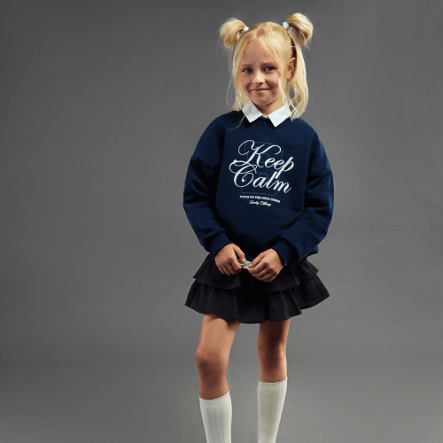 Школьная юбка шорты Bembi City collection 7 - 13 лет Коттон-фактурный Черный ЮБ123