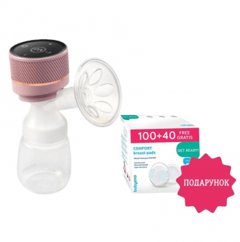 Молокоотсос электрический BabyOno Pico с лактационными вкладышами в комплекте 1485А