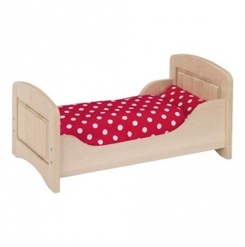 Деревянная кроватка для куклы goki 51701G