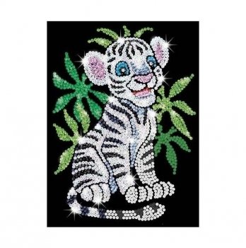 Набор для творчества Sequin Art Red Белый тигр Тоби SA0906