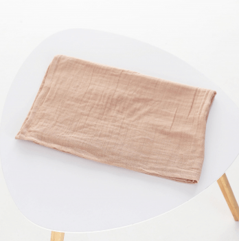 Муслиновая пеленка для детей ELA Textile&Toys Однотон Муслин Бежевый 100х80 см MD002BG