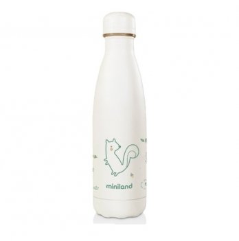 Термобутылка детская Miniland Natur bottle Chip 500 мл Белый/Зеленый 89345