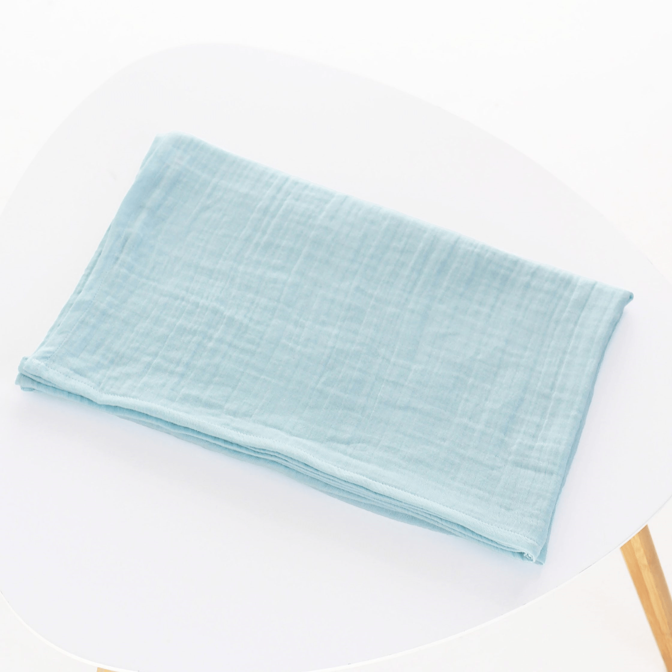 Муслиновая пеленка для детей ELA Textile&Toys Однотон Муслин Голубой 100х80 см MD002BLU Муслиновая пеленка для детей ELA Textile&Toys Однотон Муслин Голубой 100х80 см MD002BLU