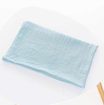 Муслиновая пеленка для детей ELA Textile&Toys Однотон Муслин Голубой 100х80 см MD002BLU