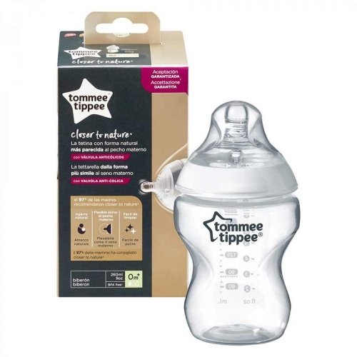 Антиколиковая бутылочка Tommee Tippee Closer to Nature 0m+ 260 мл TT0015
