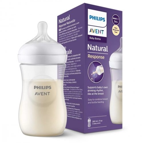Бутылочка для кормления Avent Natural Response 1m+ 260 мл SCY903/01