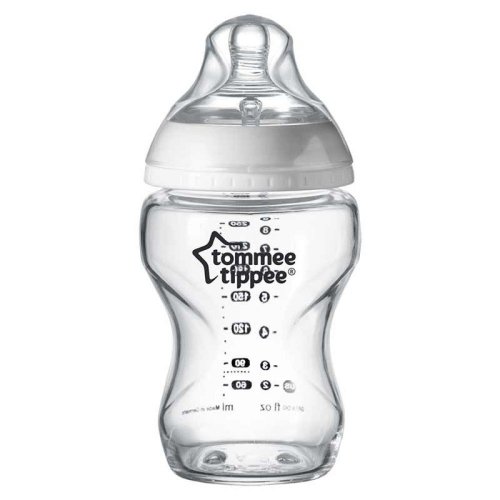 Антиколиковая бутылочка стеклянная Tommee Tippee Closer to Nature 0m+ 250 мл TT0031