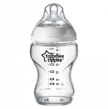 Антиколиковая бутылочка стеклянная Tommee Tippee Closer to Nature 0m+ 250 мл TT0031