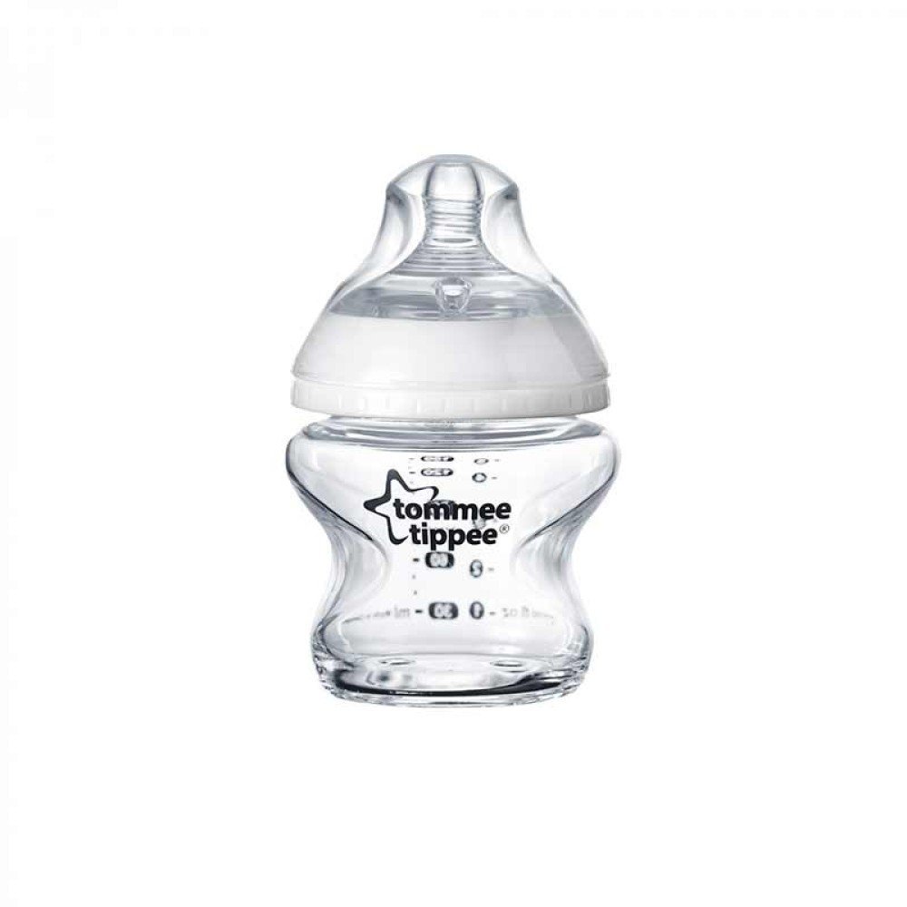 Антиколиковая бутылочка стеклянная Tommee Tippee Closer to Nature 0m+ 150 мл TT0030
