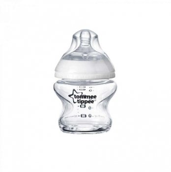 Антиколиковая бутылочка стеклянная Tommee Tippee Closer to Nature 0m+ 150 мл TT0030