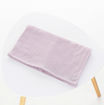 Муслиновая пеленка для детей ELA Textile&Toys Однотон Муслин Сиреневый 100х80 см MD002РР