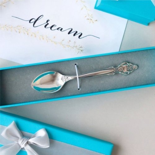 Серебряная ложка на первый зуб UD Kashtan СТ-01Ч