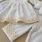 Платье для крещения девочке BetiS Чарівний янгол 0 - 18 мес Велюр Белый/Золотой 27687601
