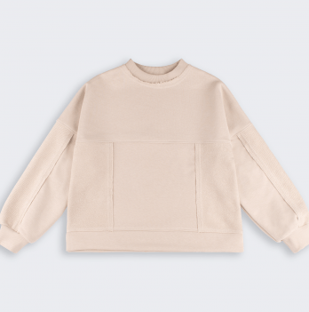 Джемпер для девочки Bembi 7 - 13 лет Трикотаж тринитка Молочный 200 ДЖ384