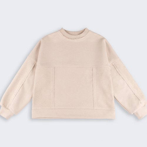 Джемпер для девочки Bembi 3 - 6 лет Трикотаж тринитка Молочный 200 ДЖ384