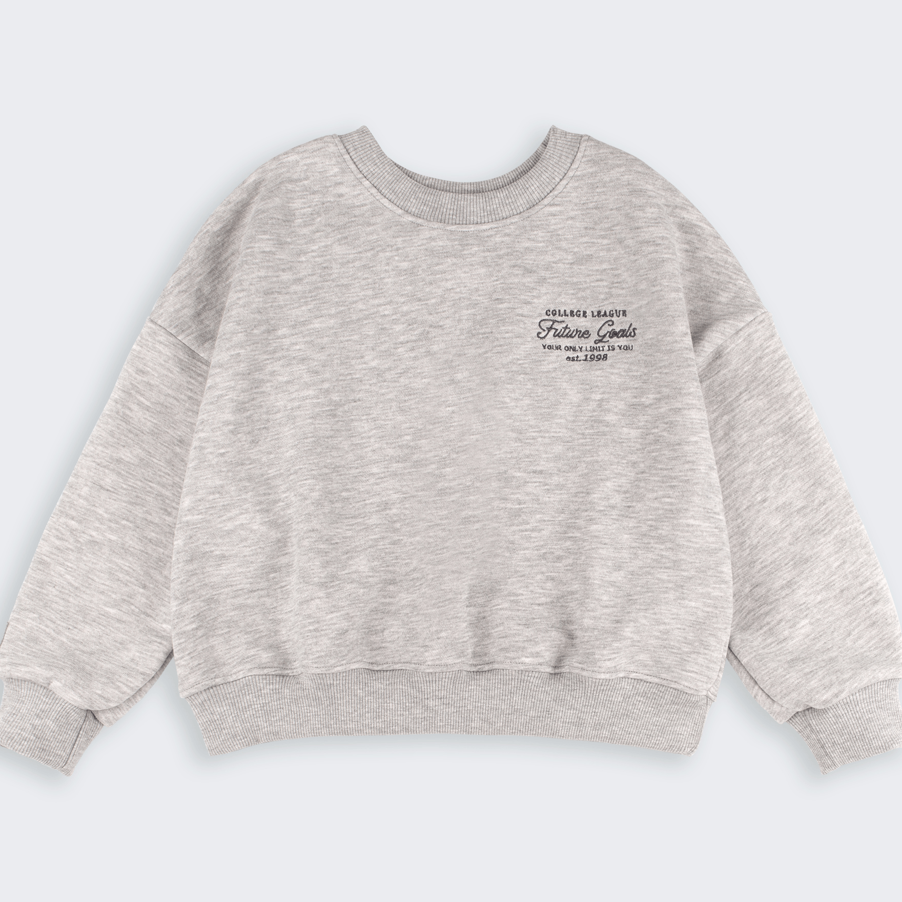 Джемпер для детей Bembi City collection 6 - 13 лет Трикотаж тринитка Серый меланж XM0 ДЖ387