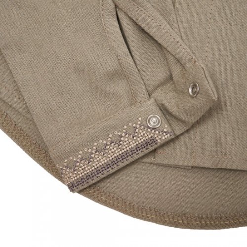 Вышиванка детская Twins Классическая 2 - 7 лет Хлопок Хаки 88OT-К