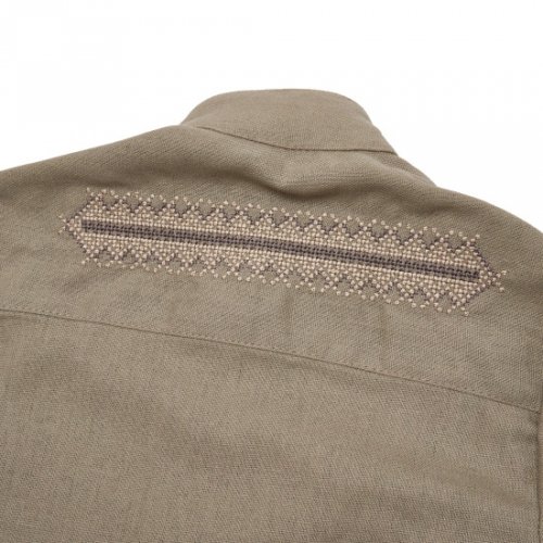 Вышиванка детская Twins Классическая 2 - 7 лет Хлопок Хаки 88OT-К