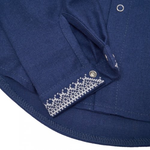 Вышиванка детская Twins Классическая 2 - 7 лет Хлопок Синий 88OT-К