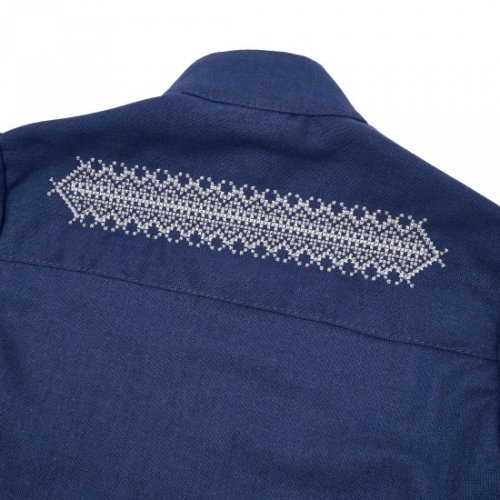 Вышиванка детская Twins Классическая 2 - 7 лет Хлопок Синий 88OT-К