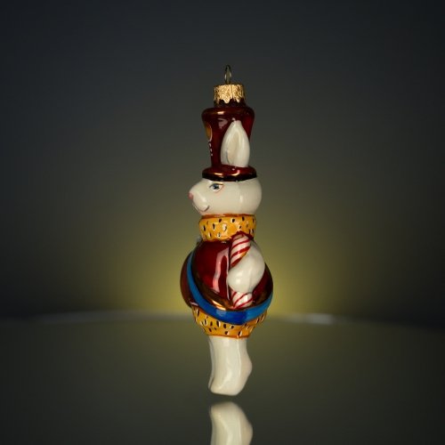 Елочная игрушка Rizdviani Istorii Кролик новогодний 12,5 см 4820001045765