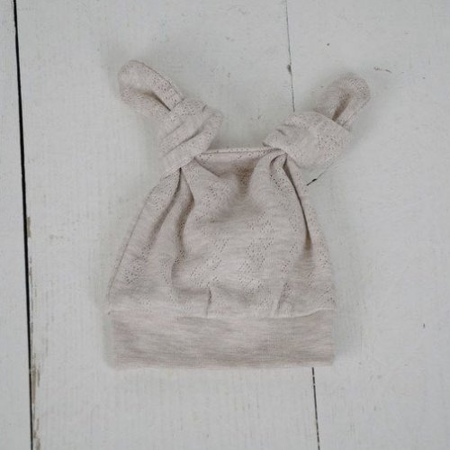 Евро пеленка кокон на липучках и шапочка для новорожденных Magbaby Wind Бежевый 100376