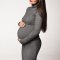 Платье для беременных и кормящих London Lullababe Серый