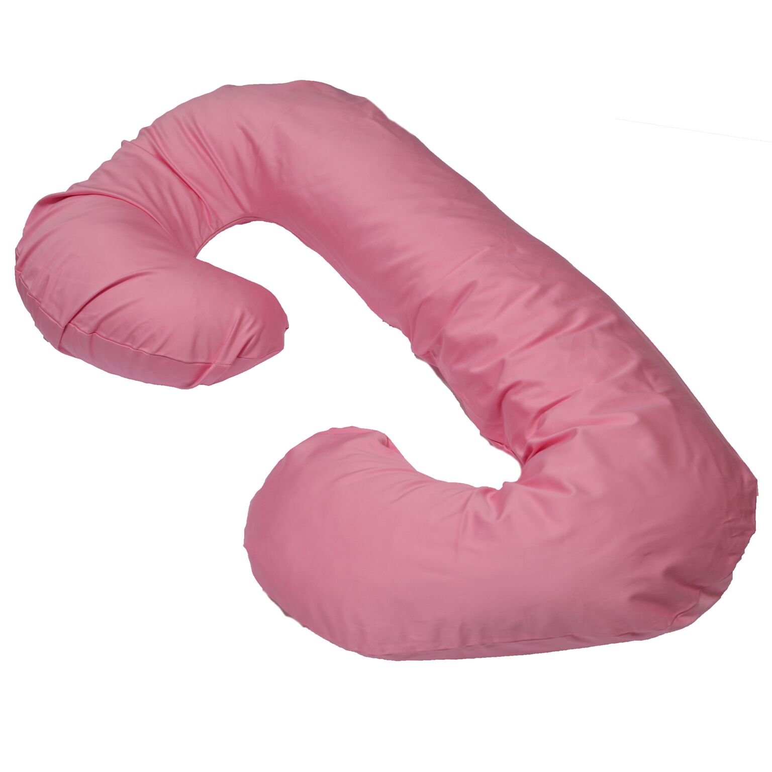 Подушка для беременных модель С Мои Подушки, наволочка трикотаж Светло-розовый