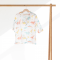 Муслиновая туника детская ELA Textile&Toys Динозаврики 2 - 7 лет Муслин Белый/Желтый MT001DN