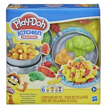 Набор для творчества пластилин Hasbro Play-Doh Food role play PD Silly Noodkes Playset E5112_E9369