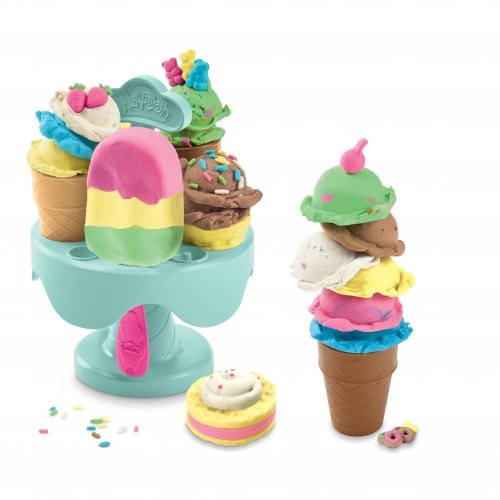 Набор для творчества пластилин Hasbro Play-Doh Food role play PD Ice Cream Carousel Playset E5112_E5332